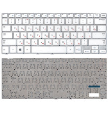 Клавиатура для ноутбука Samsung NP915S3 белая 