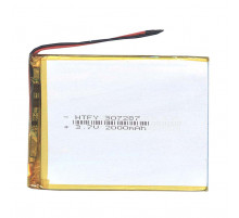 Аккумулятор Li-Pol (батарея) 3*72*87мм 2pin 3.7V/2000mAh