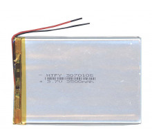 Аккумулятор Li-Pol (батарея) 3*70*105мм 2pin 3.7V/3500mAh