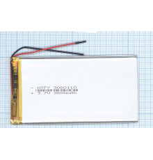Аккумулятор Li-Pol (батарея) 3*60*110мм 2pin 3.7V/3500mAh