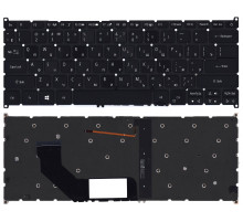 Клавиатура для ноутбука Acer Swift 3 SF314-41 черная с подсветкой