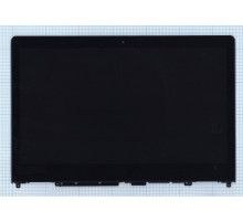Модуль (матрица + тачскрин) для Lenovo Flex 4 14 черный с рамкой