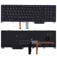 Клавиатура для ноутбука Dell Alienware 17 R4 черная с подсветкой