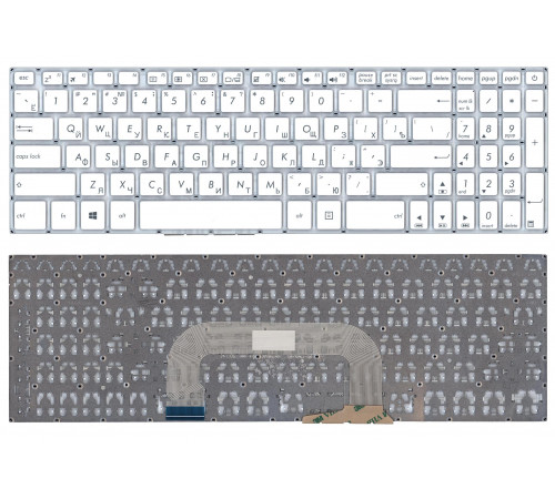 Клавиатура для ноутбука Asus VivoBook 17 X705U белая