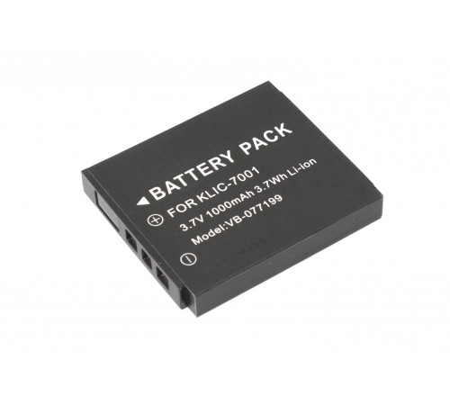 Аккумуляторная батарея для фотоаппарата Kodak EasyShare M320 (KLIC-7001) 3.7V 1000mAh Li-ion