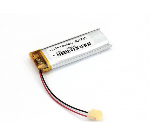 Аккумулятор Li-Pol (батарея) 6*17*45мм 2pin 3.7V/430mAh