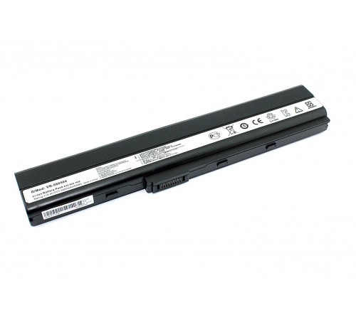 Аккумуляторная батарея для ноутбука Asus K52 4400mAh A32-K52 14.4V OEM черная