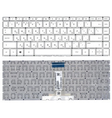 Клавиатура для ноутбука HP 14-bp000 белая
