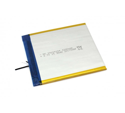 Аккумулятор Li-Pol (батарея) 2.9*104*104мм 3pin 3.7V/4200mAh