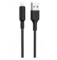 Кабель USB HOCO X25 Soarer USB-Lightning, 2А, 1м, черный