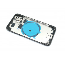 Задняя крышка (корпус) в сборе с рамкой для Apple iPhone 11 Pro, черная