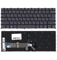 Клавиатура для ноутбука Lenovo Yoga Pro 7 14ASP9 черная с подсветкой