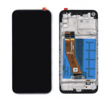 Дисплей (модуль) для Samsung Galaxy A11 SM-A115 в сборе с тачскрином и рамкой (N,G ver.) черный