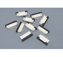 Разъем FPC  Half Coverage Bottom Contact 0.5K-BX-12PWB 12 pin высота 2мм шаг 0,5мм 10 шт