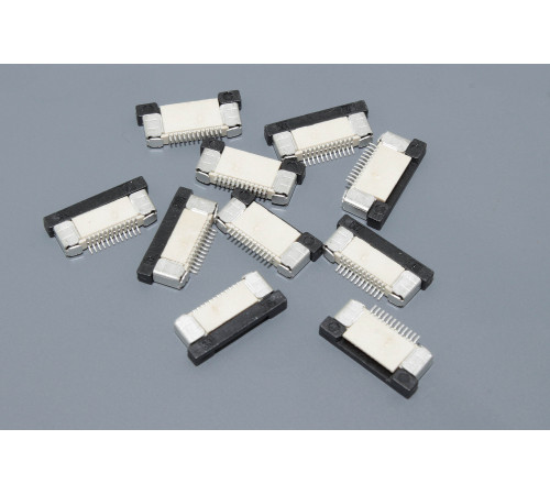 Разъем FPC  Half Coverage Bottom Contact 0.5K-BX-12PWB 12 pin высота 2мм шаг 0,5мм 10 шт