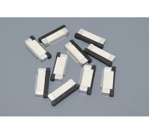 Разъем FPC  Half Coverage Bottom Contact 0.5K-BX-16PWB 16 pin высота 2мм шаг 0,5мм 10 шт