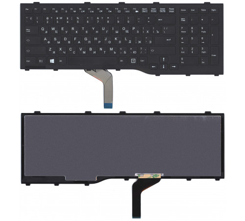 Клавиатура для ноутбука Fujitsu Lifebook AH532 NH532 черная