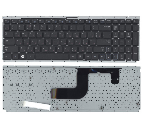 Клавиатура для ноутбука Samsung RC510 RV513 RV520 черная с частью корпуса 