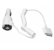 Автомобильная зарядка для Apple iPhone4s,  iPhone4 (5V, 1A) white