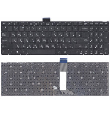 Клавиатура для ноутбука Asus X502 X502CA X502C черная (плоский Enter)