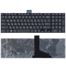 Клавиатура для ноутбука Toshiba L50D-A L70-A S50-A S50D-A S70D-A черная плоский Enter